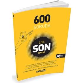 8. Sınıf 1. Dönem LGS 600 Soruda LGS İlk Dönem Tekrarı-Hız Yayınları