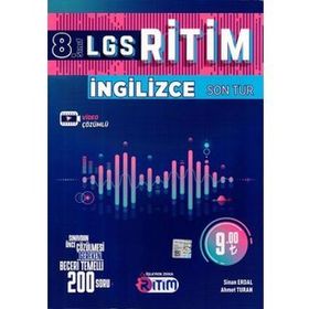 8. Sınıf 1. Dönem LGS İngilizce Ritim Son Tur-İşleyen Zeka Yayınları