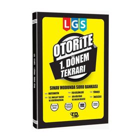 8. Sınıf 1. Dönem LGS Tekrar Kitabı Otorite Tandem Yayınları