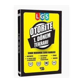 8. Sınıf 1. Dönem LGS Tekrar Kitabı Otorite Tandem Yayınları