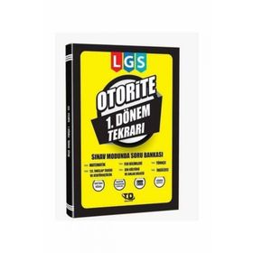 8. Sınıf 1. Dönem LGS Tekrar Kitabı Otorite Tandem Yayınları