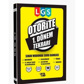 8. Sınıf 1. Dönem LGS Tekrar Kitabı Otorite Tandem Yayınları