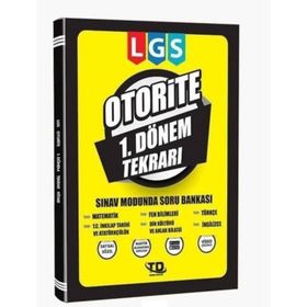 8. Sınıf 1. Dönem LGS Tekrar Kitabı Otorite Tandem Yayınları