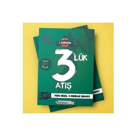 8. Sınıf 1. Dönem LGS Üçlük Atış Deneme Sınavı Denemebank Yayınları