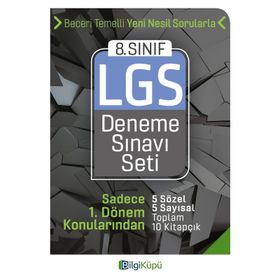 8. Sınıf 1. Dönem LGS Üçlük Atış Deneme Sınavı Denemebank Yayınları