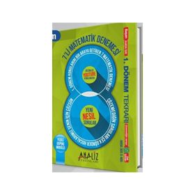 8. Sınıf 1. Dönem Matematik 7 Deneme-Analiz Yayınları