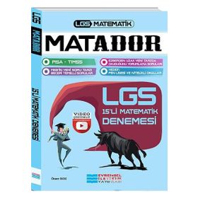 8. Sınıf 1. Dönem Matematik Deneme Evrensel İletişim Yayınları