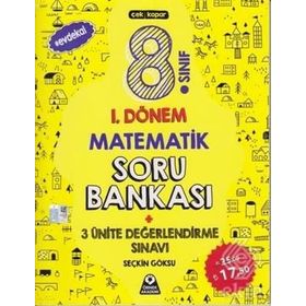 8. Sınıf 1. Dönem Matematik Soru Bankası Seçkin Göksu Örnek Akademi Yayınları