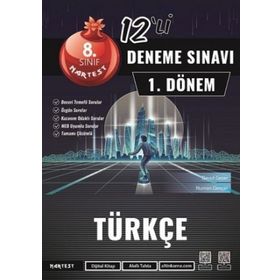 8. Sınıf 1. Dönem Mod 12 Türkçe Deneme Sınavı - Nartest Yayınevi