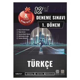 8. Sınıf 1. Dönem Mod 12 Türkçe Deneme Sınavı - Nartest Yayınevi