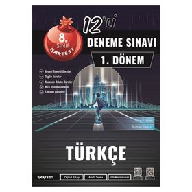 8. Sınıf 1. Dönem Mod 12 Türkçe Deneme Sınavı - Nartest Yayınevi