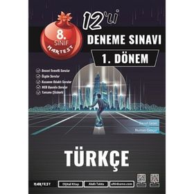8. Sınıf 1. Dönem Mod 12 Türkçe Deneme Sınavı - Nartest Yayınevi