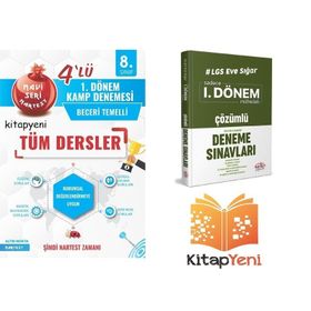8. Sınıf 1. Dönem Tüm Dersler 4 lü Kamp Denemesi-Nartest Yayınları
