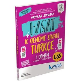 8. Sınıf 1. Dönem Türkçe Hasat 10 Deneme Muba Yayınları