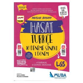 8. Sınıf 1. Dönem Türkçe Hasat 10 Deneme Muba Yayınları