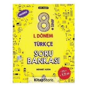 8. Sınıf 1. Dönem Türkçe Soru Bankası Örnek Akademi Yayınları