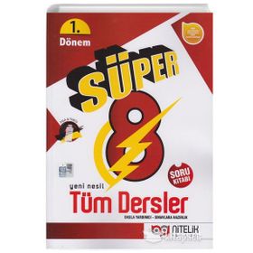 8. Sınıf 1. Dönem Yeni Nesil Süper Tüm Dersler Soru Bankası Nitelik Yayınları