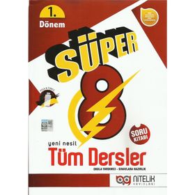 8. Sınıf 1. Dönem Yeni Nesil Süper Tüm Dersler Soru Bankası Nitelik Yayınları