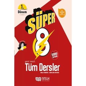 8. Sınıf 1. Dönem Yeni Nesil Süper Tüm Dersler Soru Bankası Nitelik Yayınları