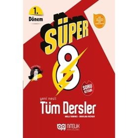 8. Sınıf 1. Dönem Yeni Nesil Süper Tüm Dersler Soru Bankası Nitelik Yayınları