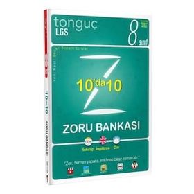 8.sınıf 10da 10 Zoru Bankası-Tonguç Akademi Yayınları