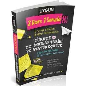 8. Sınıf 2 Ders 1 Soruda Türkçe ve İnkilap Tarihi - Uygun Yayınları
