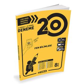 8 Sınıf 20 li Fen Bilimleri Deneme Hız Yayınları
