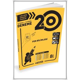 8 Sınıf 20 li Fen Bilimleri Deneme Hız Yayınları