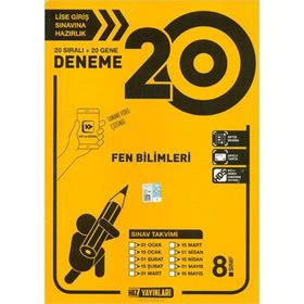 8 Sınıf 20 li Fen Bilimleri Deneme Hız Yayınları