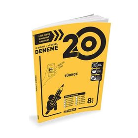 8. Sınıf 20 Li Türkçe Deneme - Hız Yayınları