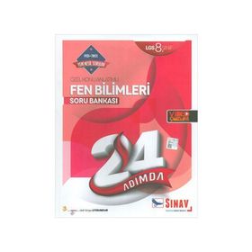 8. Sınıf 24 Adımda Fen Bilimleri Soru Bankası - Sınav Yayınları