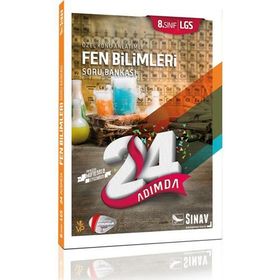 8. Sınıf 24 Adımda Fen Bilimleri Soru Bankası - Sınav Yayınları