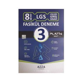 8. Sınıf 3 Fasiküllü Deneme Platin Seri Azza Yayıncılık