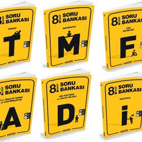 8. Sınıf 6 lı Soru Bankası Kazandıran Set-Hız Yayınları