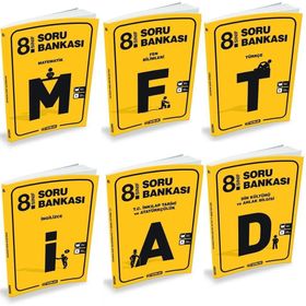 8. Sınıf 6 lı Soru Bankası Kazandıran Set-Hız Yayınları