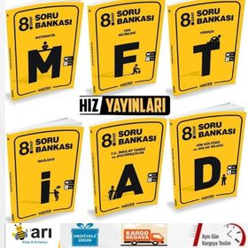 8. Sınıf 6 lı Soru Bankası Kazandıran Set-Hız Yayınları