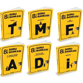 8. Sınıf 6 lı Soru Bankası Kazandıran Set-Hız Yayınları