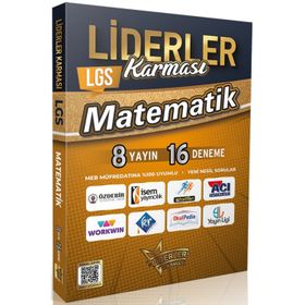 8.Sınıf 8 Yayın 16 Deneme LGS Matematik Denemeleri Liderler Karması