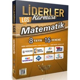 8.Sınıf 8 Yayın 16 Deneme LGS Matematik Denemeleri Liderler Karması
