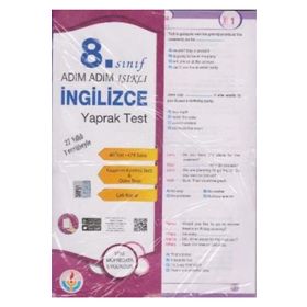 8. Sınıf Adım Adım İngilizce Yaprak Test - Bilal Işıklı Yayınları