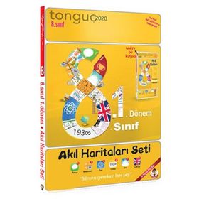 8. Sınıf Akıl Haritaları Seti 8.1 Tonguç Akademi Yayınları