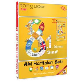 8. Sınıf Akıl Haritaları Seti 8.1 Tonguç Akademi Yayınları