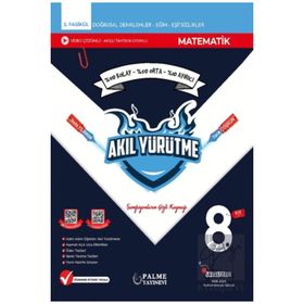 8. Sınıf Akıl Yürütme Video Çözümlü Matematik Kitabı Palme Yayınları