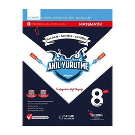 8. Sınıf Akıl Yürütme Video Çözümlü Matematik Kitabı Palme Yayınları