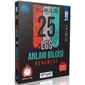 8. Sınıf Anlam Bilgisi 25 Deneme - Yanıt Yayınları