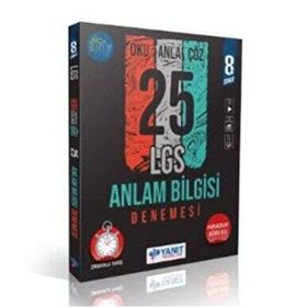 8. Sınıf Anlam Bilgisi 25 Deneme - Yanıt Yayınları