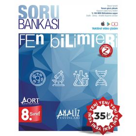 8.Sınıf AORT Fen Bilimleri Soru Bankası Analiz Yayınları