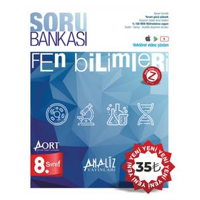 8.Sınıf AORT Fen Bilimleri Soru Bankası Analiz Yayınları