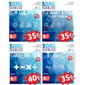 8.Sınıf Aort Matematik Soru Bankası Analiz Yayınları