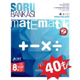 8.Sınıf Aort Matematik Soru Bankası Analiz Yayınları
